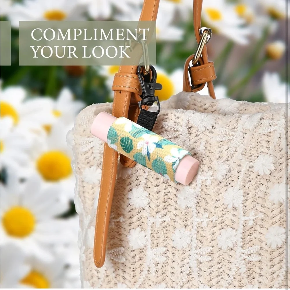 (1‎ ct) Floral Patterned Lip Balm Holders - Picture 2 of 2